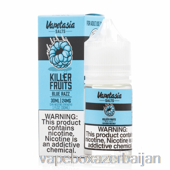 E-Juice Vape Blue Razz - Vapetasia Salts - 30mL 24mg